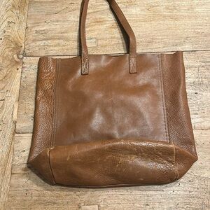 👜 Cuyana Camel Leather Tote Bag – Early Argentine Artisan Collection